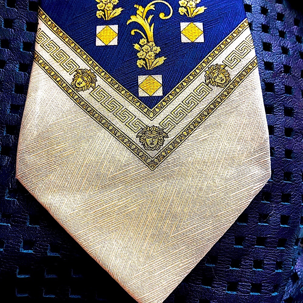 Versace Medusa Pure Silk Tie